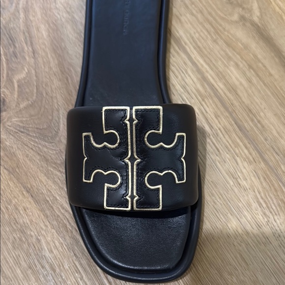 Tory Burch Black Slide Sandals - Picture 3 of 6